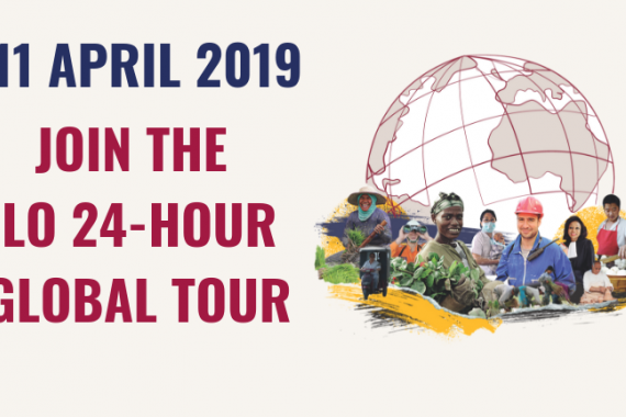 ILO 24-hour global tour