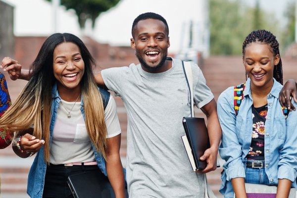 Youth smiling