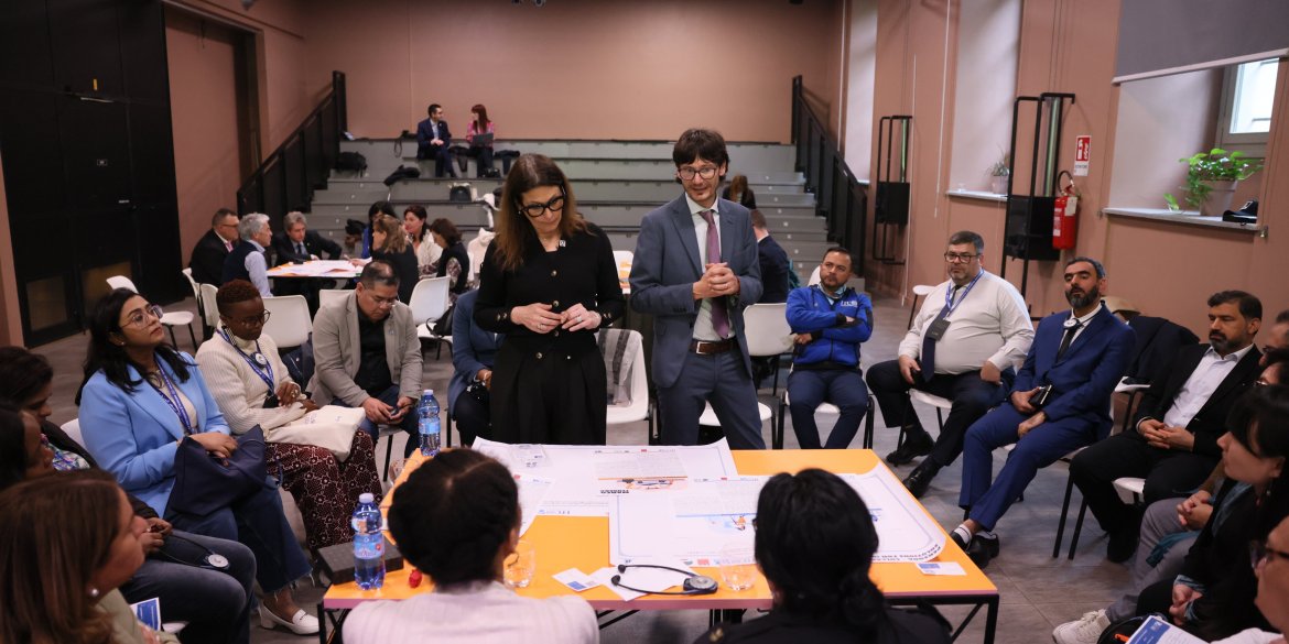 Event 2, participants at a workshop at Polo del '900