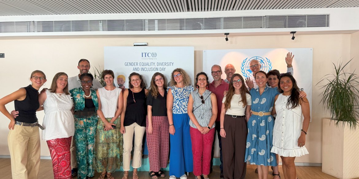 Group photo of some of the gender and diversity focal points 