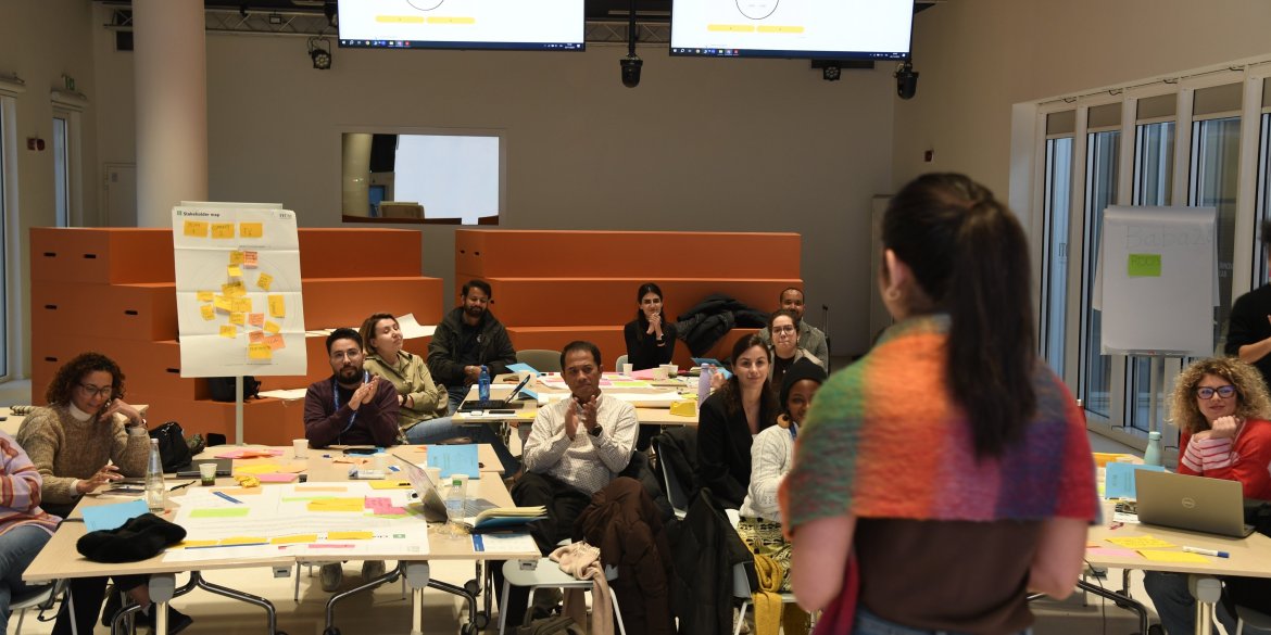 Participant presenting