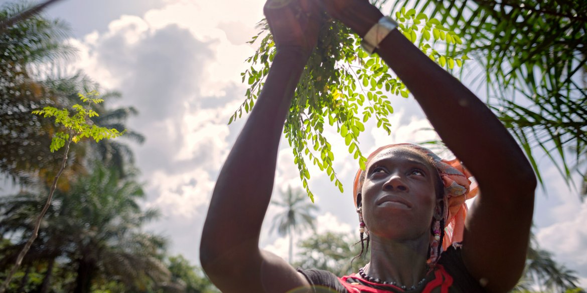 woman working in agriculture