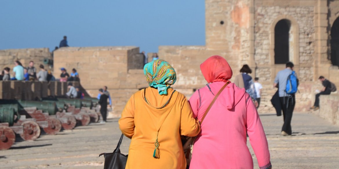 women walking