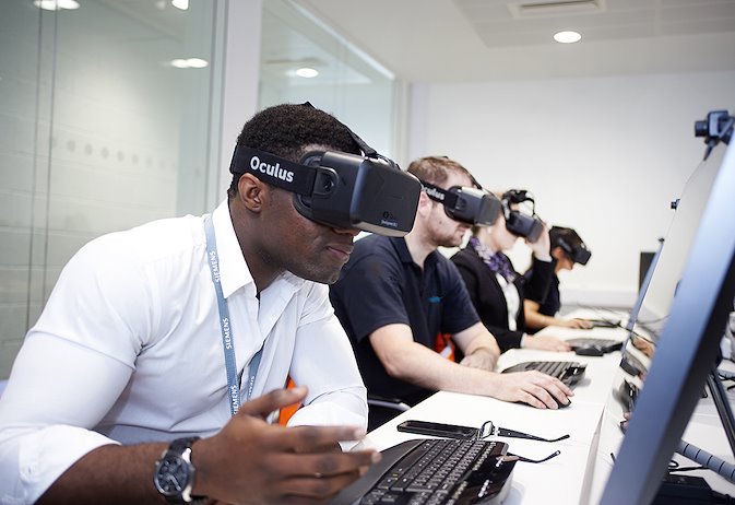people wearing virtual reality headsets