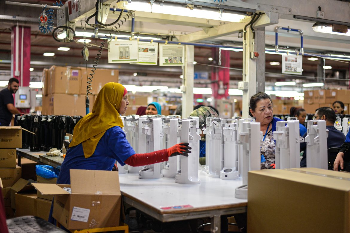 woman working in factory