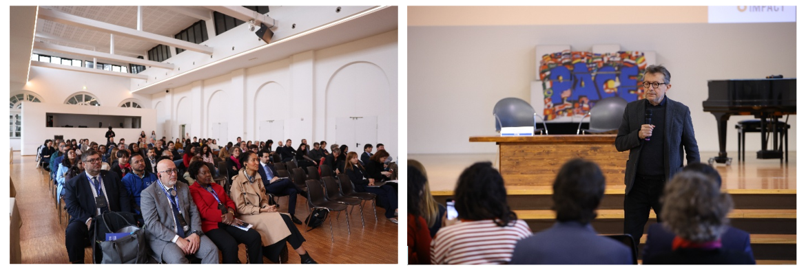 Event 1 at Sermig, audience and Mario Calderini