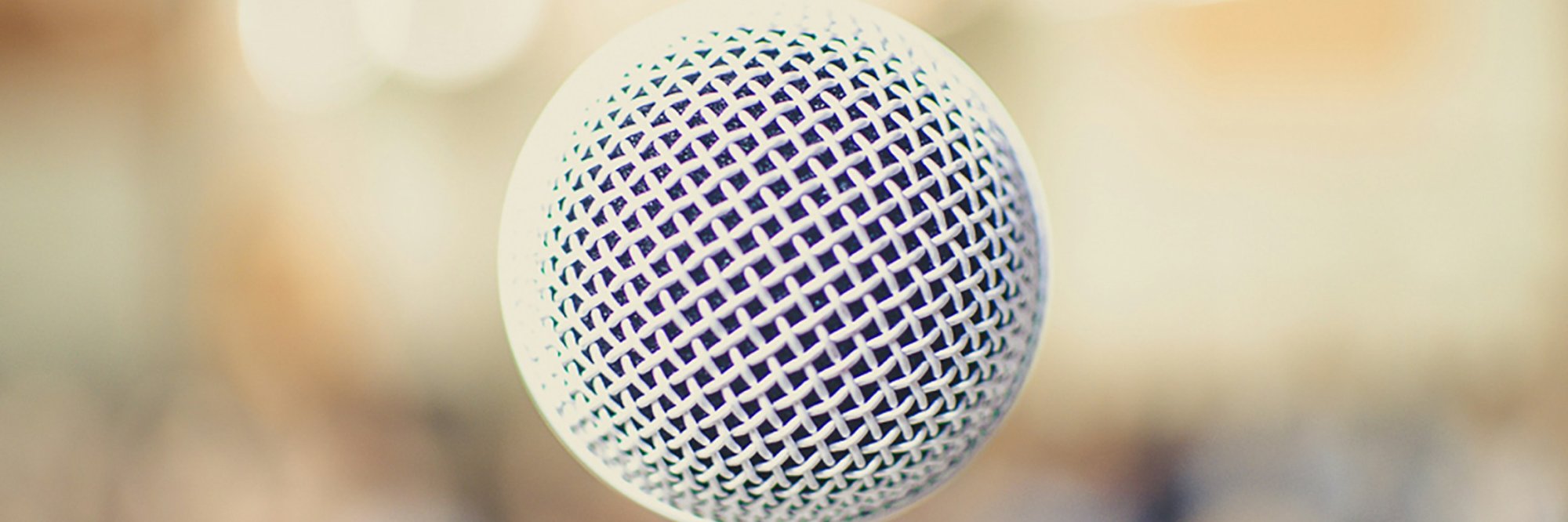 microphone close up
