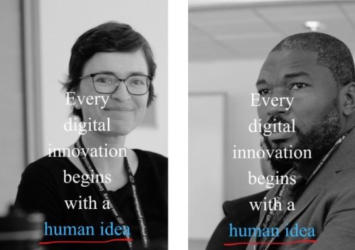 Slogan: Every digital innovation begins with a human idea