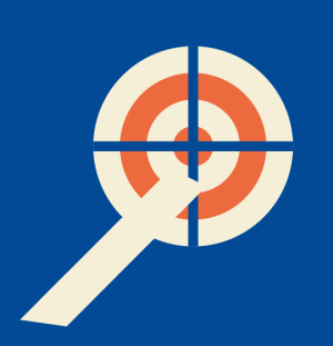 A target with an arrow at the centre, or a chess piece/chessboard — signals precision and strategic thinking