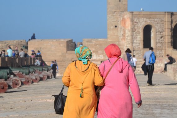 women walking
