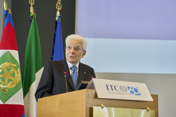 Italian President Sergio Mattarella gives speech at TSD Academic Day 2025